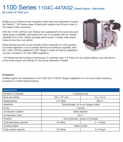 Genmac G100POA (PSA)